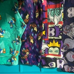 Size S/M Disney Lularoe villains and Donald Duck